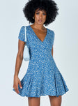 The Sting Mini Dress Blue